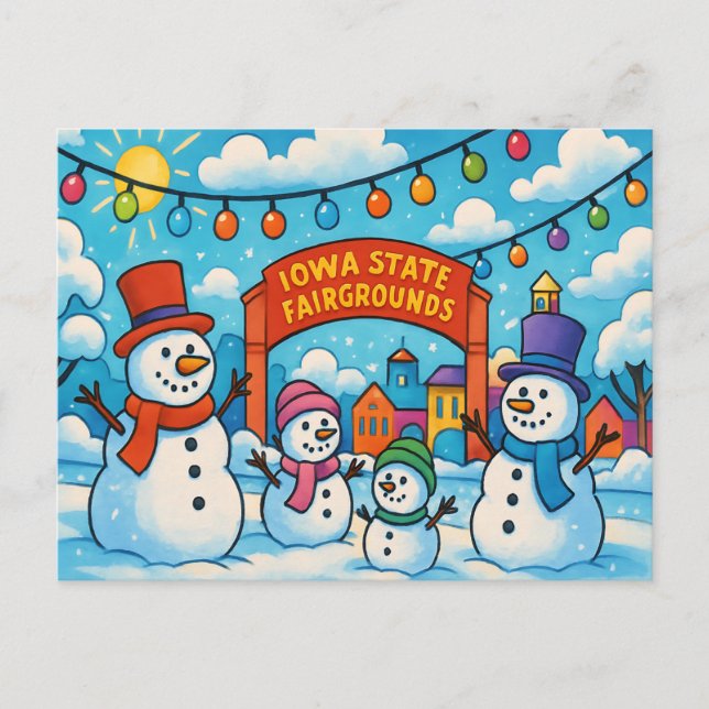 Tarjeta postal de IOWA (Anverso)