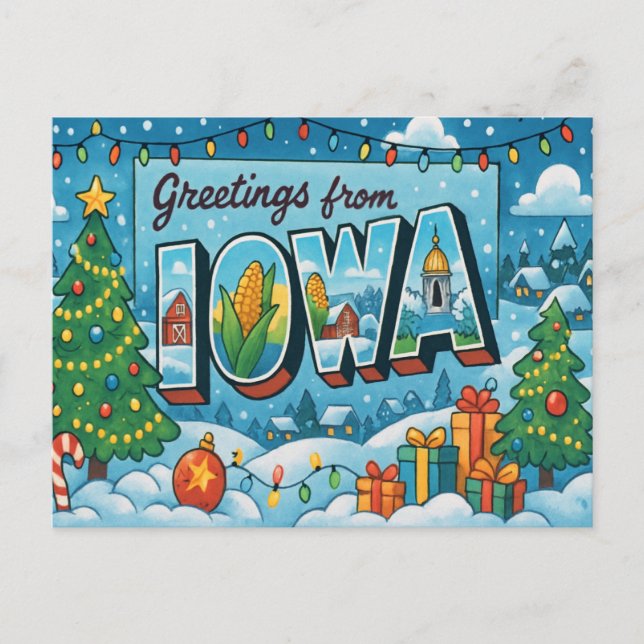 Tarjeta postal de IOWA (Anverso)