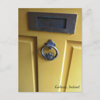 Tarjeta postal de Irish Door Knocker