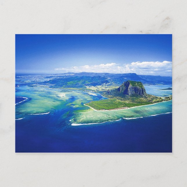 Tarjeta postal de Isla Mauricio (Anverso)