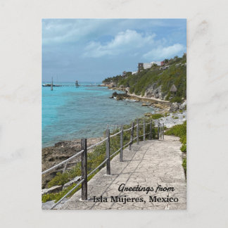 Tarjeta postal de Isla Mujeres Parque Punta Sur