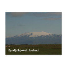 Tarjeta postal de Islandia Eyjafjallajokull