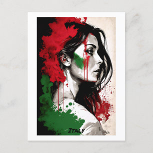 Tarjeta postal de Italia - Colección Mundo de Muje