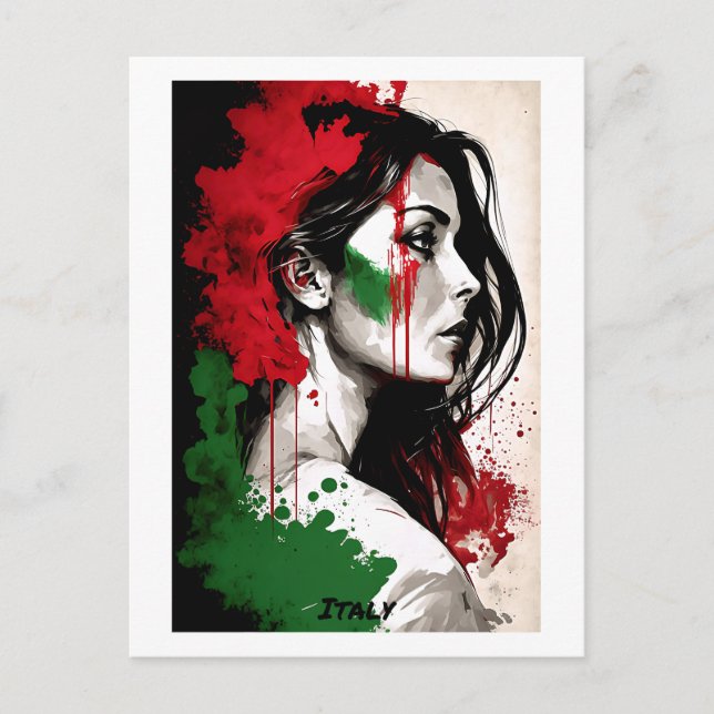 Tarjeta postal de Italia - Colección Mundo de Muje (Anverso)