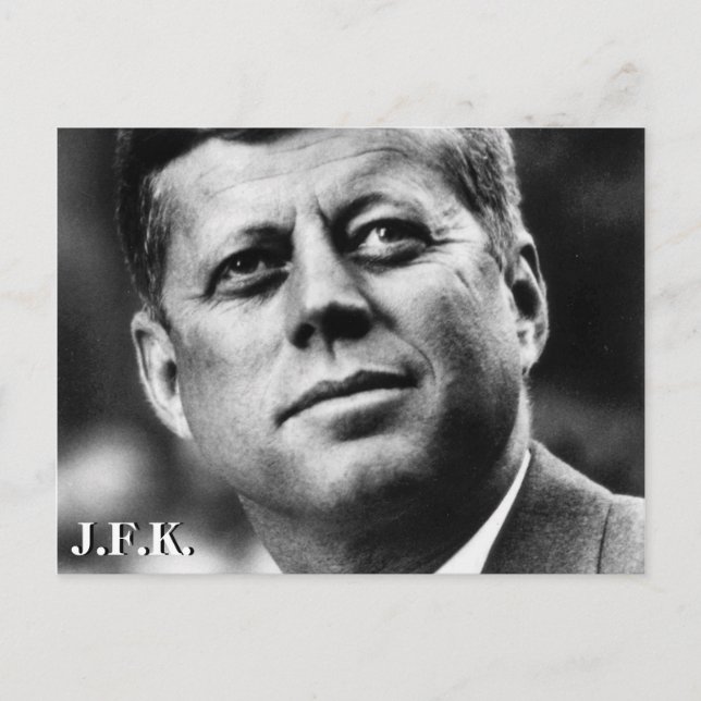 Tarjeta postal de J.F.K. (Anverso)