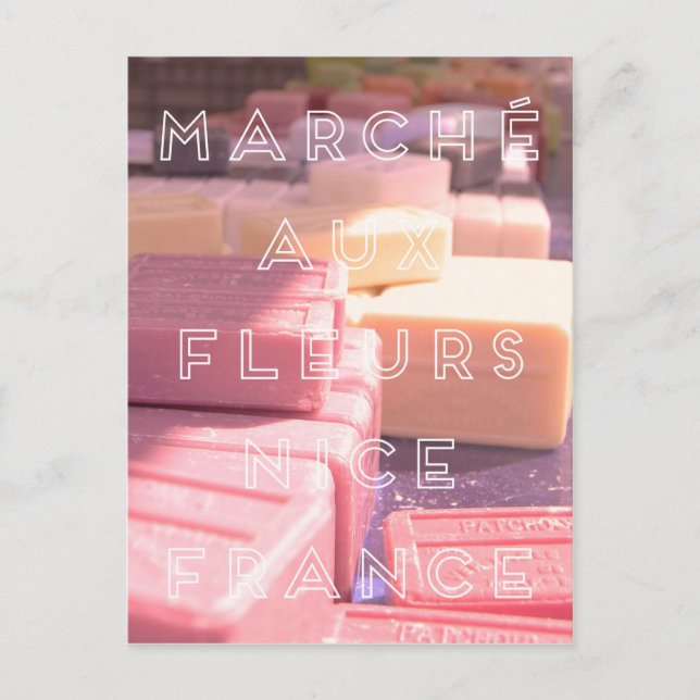 TARJETA POSTAL DE jabón (Anverso)