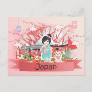 Tarjeta postal de Japón