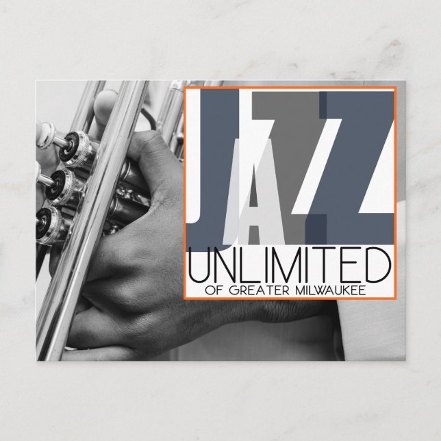 Tarjeta postal de Jazz Unlimited (Anverso)