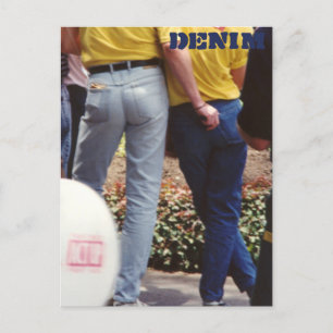 Tarjeta postal de jeans de Denim Series 08