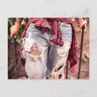Tarjeta postal de Jeans y Tattoo arrancados