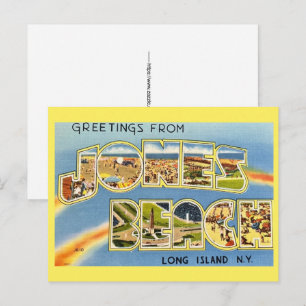 Tarjeta postal de Jones Beach Long Island