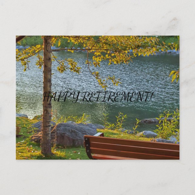 TARJETA POSTAL DE JUBILACIÓN FELIZ (Anverso)