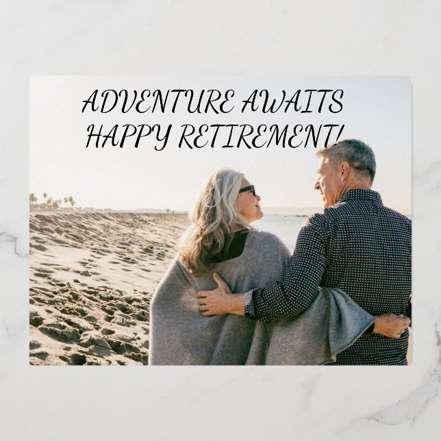 TARJETA POSTAL DE JUBILACIÓN FELIZ (Anverso)