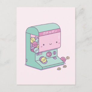 Tarjeta postal de juguete de cápsula divertida de 