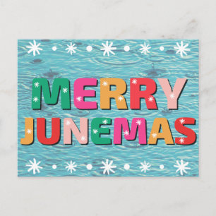 Tarjeta postal de Junemas alegre