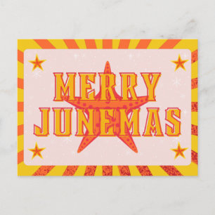 Tarjeta postal de Junemas alegre
