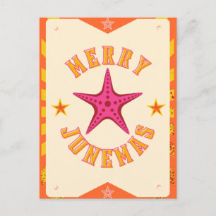 Tarjeta postal de Junemas de estrella de mar