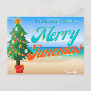 Tarjeta postal de Junemas Feliz Navidad