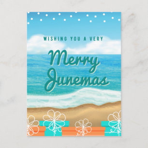 Tarjeta postal de Junemas Navideño