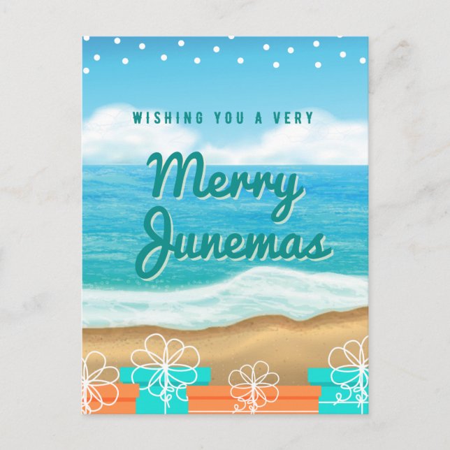 Tarjeta postal de Junemas Navideño (Anverso)