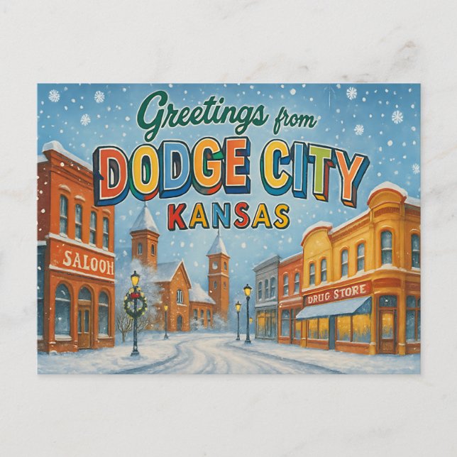 Tarjeta postal de KANSAS (Anverso)