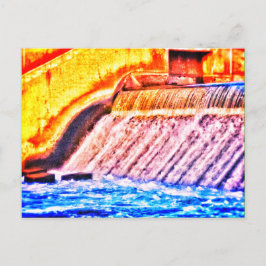 TARJETA POSTAL DE KENT LAKE DAM BRIGHT