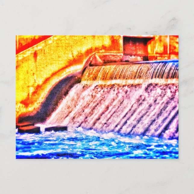 TARJETA POSTAL DE KENT LAKE DAM BRIGHT (Anverso)