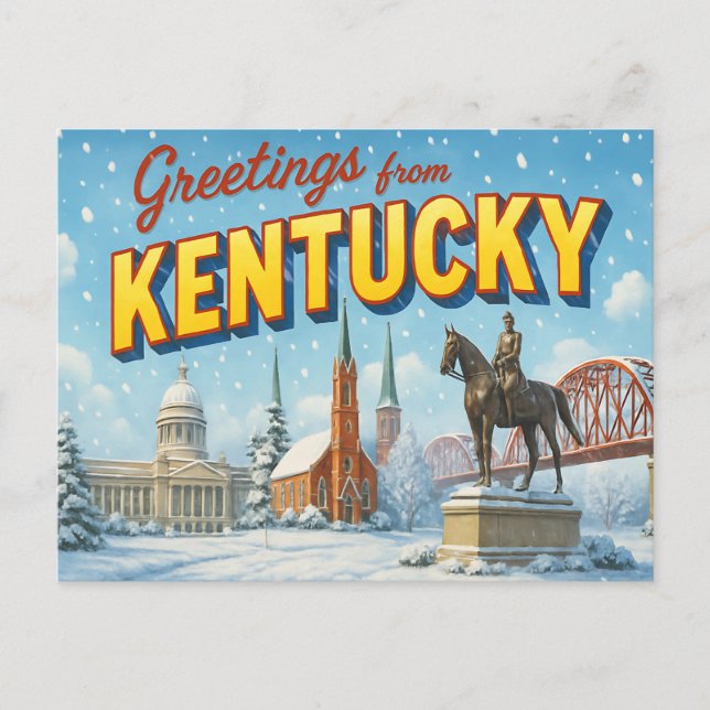 Tarjeta postal de KENTUCKY (Anverso)