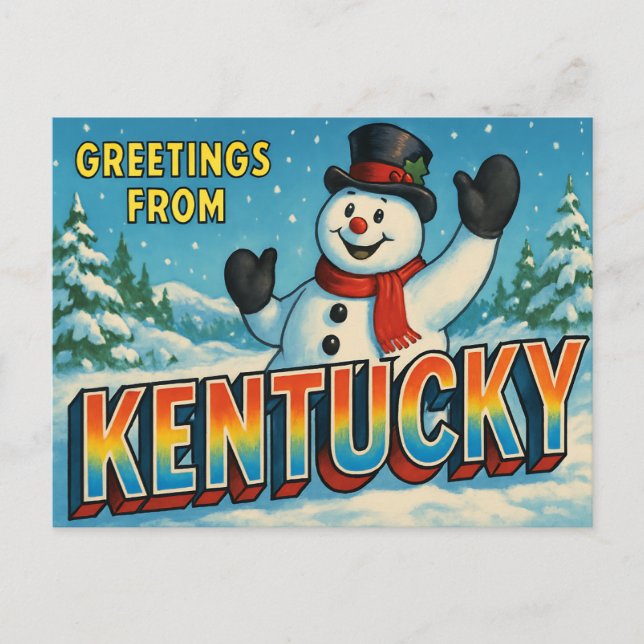 Tarjeta postal de KENTUCKY (Anverso)