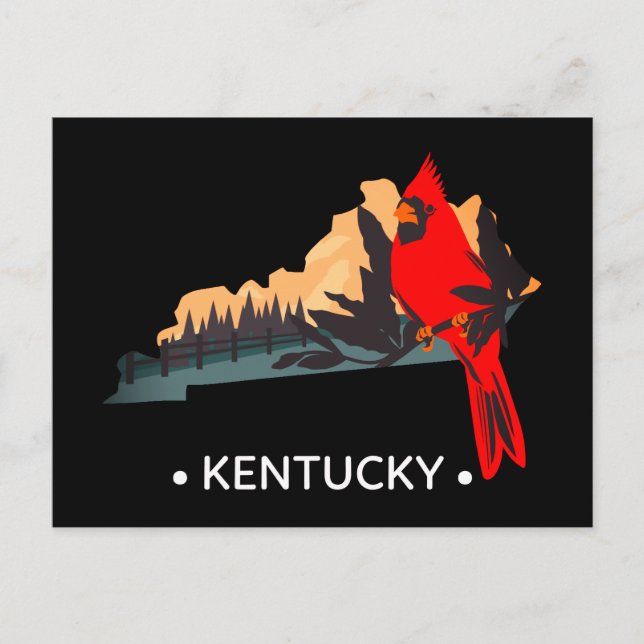 Tarjeta postal de Kentucky (Anverso)