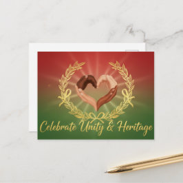Tarjeta postal de Kinara Feliz Kwanzaa