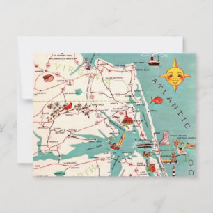 Tarjeta postal de Kitty Hawk Outer Banks