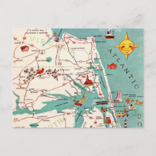 Tarjeta postal de Kitty Hawk Outer Banks