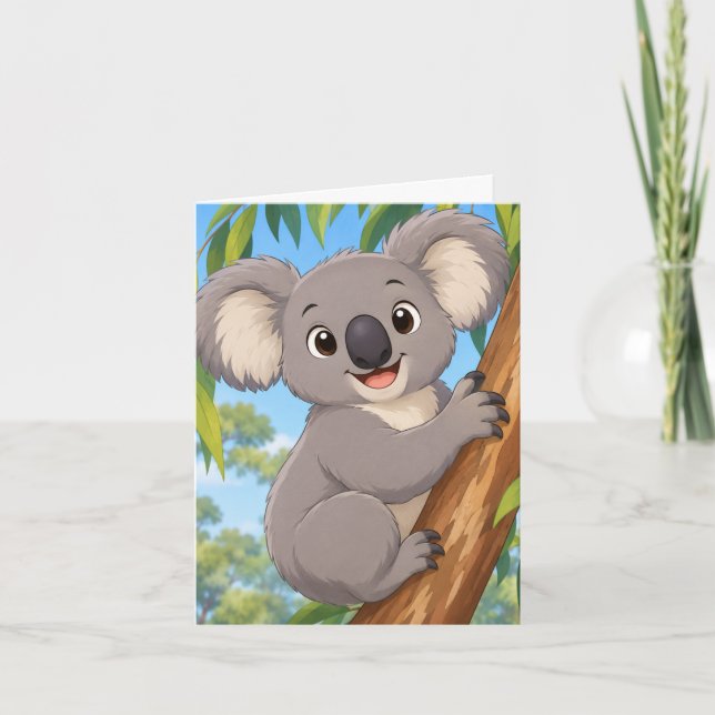 Tarjeta postal de koala (Anverso)