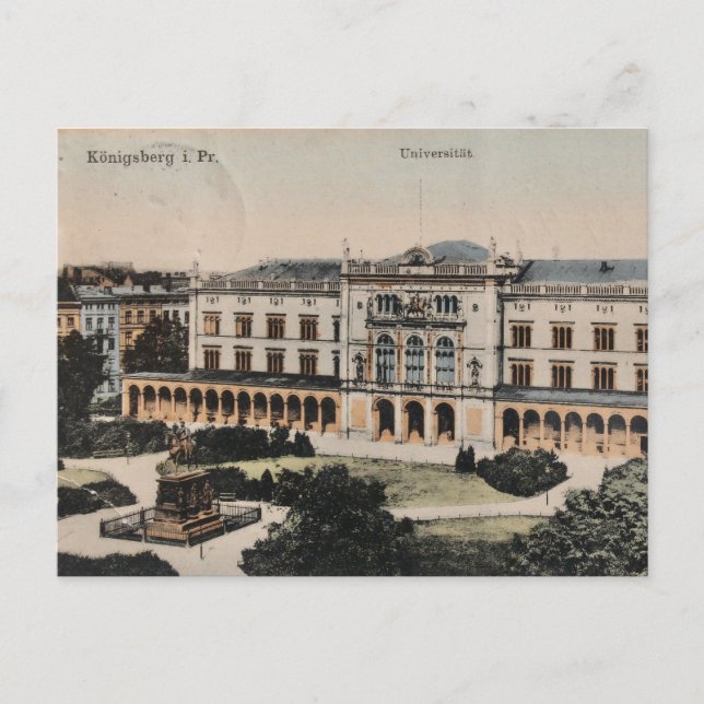 Tarjeta postal de Koningsberg/Kaliningrado (Anverso)