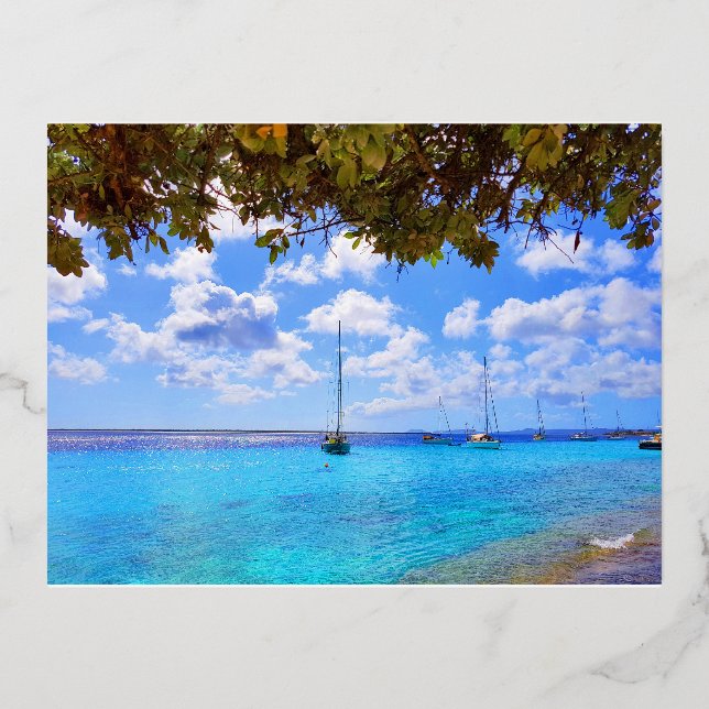 Tarjeta postal de Kralendijk, Bonaire (Anverso)