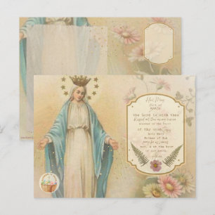 Tarjeta postal de la antigua iglesia católica