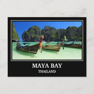 Tarjeta postal de la bahía de Maya Tailandia