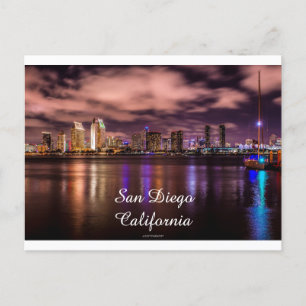 Tarjeta postal de la bahía de San Diego