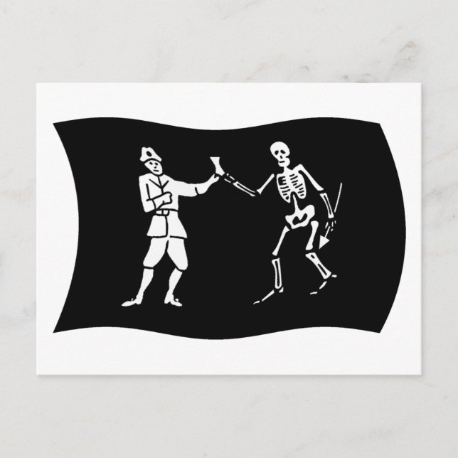 Tarjeta postal de la bandera de Bartholomew Robert (Anverso)