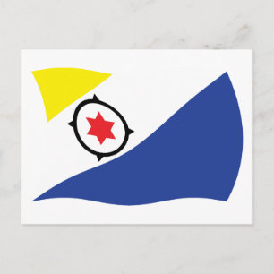 Tarjeta Postal de la Bandera de Bonaire