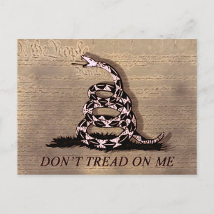 Tarjeta postal de la bandera de Gadsden