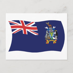 Tarjeta postal de la bandera de Georgia y Sandwich