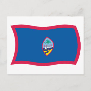 Tarjeta postal de la bandera de Guam