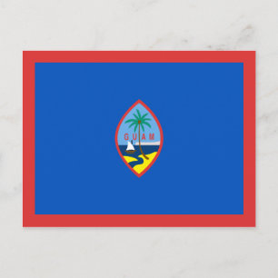 Tarjeta postal de la bandera de Guam