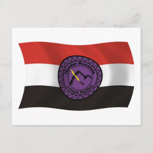 Tarjeta Postal de la Bandera de la Nación Lenape d