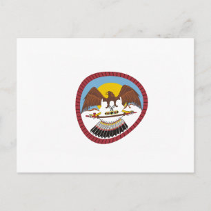 Tarjeta Postal de la Bandera de la Tribu Ute
