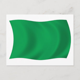 Tarjeta postal de la bandera de Libia