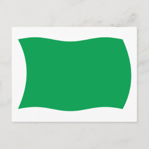 Tarjeta postal de la bandera de Libia