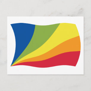 Tarjeta Postal de la Bandera de Lingua Franca Nova